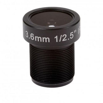 Axis Communications Megapixel lens 3.6 mm, F2.0 with M12